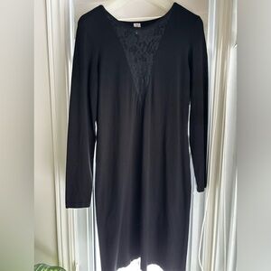 EUC Tristan black knit dress